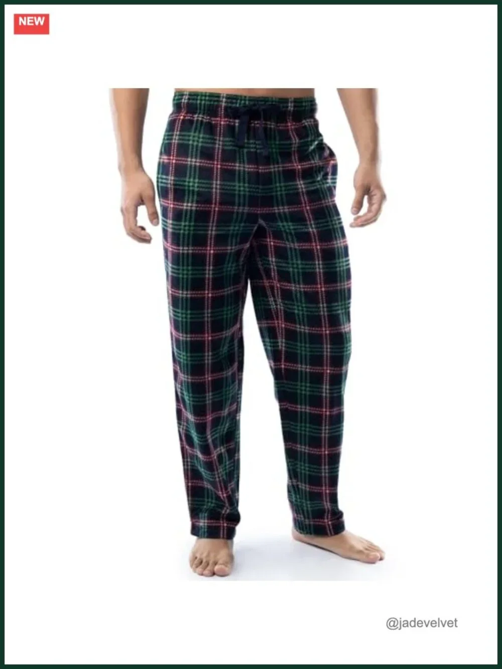 IZOD Men's Long Sleeve Jersey Top and Fleece Pants Sleep Pajama Set